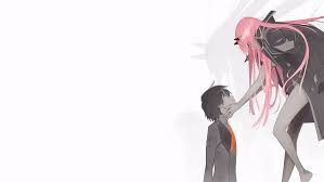 Anime 2844x1600 Digital Art Artwork Long Hair Anime Anime Girls Pink Hair Darling In The Franxx Code 016 Hiro Code 002 02 Thighs Horned Horns Anime Boys Si