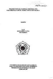 Analisis Unsur Intrinsik Dan Ekstrinsik Novel Surat Kecil Untuk Tuhan Karya Agnes Davonar Sebagai Sumbangan Materi Bagi Pengajaran Sastra