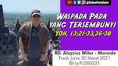 18 dia menubuatkan dan menunjukkan kepada yohanes dengan sebuah tanda, bahwa yudas akan mengkhianati 36 dan memperingatkan petrus tentang penyangkalannya. Yohanes 13 21 33 36 38 Seorang Di Antara Kamu Akan Menyerahkan Aku Youtube