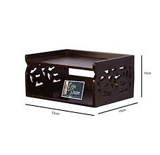 Buy Onlineshoppee Wooden Beautiful Design Set Top Box Wall Shelf Colour Brown Online At Low Prices In India Onlineshoppee Wooden Beautiful Design Set Top Box Wall Shelf Colour Brown Reviews Ratings Ideakart Com