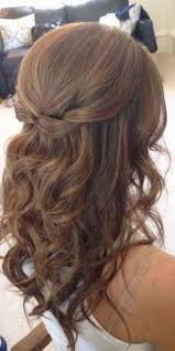 Image Result For Wedding Hair Half Up Half Down Medium Length Medium Length Curls Down Hairstyles Medium Length Hair Styles