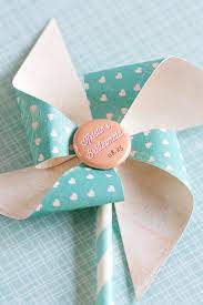 How To Pinwheel Bouquet Boutonniere Diy Pinwheel Pinwheels Crafts