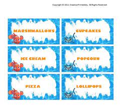 Http Www Creativeprintables Org Finding Nemo Party Set Html Finding Nemo Birthday Party Finding Nemo Birthday Nemo Birthday