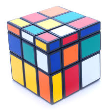 Puzzlewarehouse.com has been visited by 10k+ users in the past month 3x3x3 Black Two Solution Horror Mirror Bump Cube Twisty Puzzle 3x3 Cuberus Toys Games Maze Sequential Puzzles