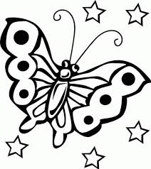 This a great butterfly coloring page for younger children. Free Printable Butterfly Coloring Pages For Kids