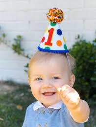 Boy 1st Birthday Hat- First Birthday Party Hat- Caterpillar Birthday