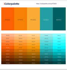 These 3d luts are characterised by orange skin tones while blues, greens and purples are. 18 Latest Color Schemes With Dark Orange And Teal Color Tone Combinations 2021 Icolorpalette