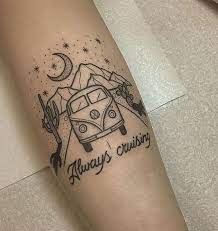 Here are a wide selection of some of our favourite minimalistic adventure tattoos, ranging from mountains and waves to words and planets. 128 Travel Tattoo Ideas That Ll Give You Wanderlust Bored Panda