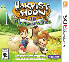 Harvest Moon 3d The Lost Valley 3ds Game Harvest Moon Harvest Moon Game Nintendo 3ds