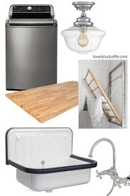 But in our opinion, it's those little modern touches—like open shelving and concrete flooring—that really elevate this kitchen, bringing it back to the present day. Modern Farmhouse Patterned Tile Picks Tile For Our Laundry Room Lovely Lucky Life