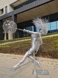 Metal galeria metal wall art free express shipping to worldwide: Incredible Garden Stainless Steel Dandelion Wire Fairy Sculpture