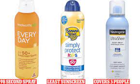 Reactions to sunscreen are rare and can be a result of a sensitivity or allergy to any of the many ingredients used in these products. Skin Cancer Experts Warn Australians Against Using Aerosol Suncreens Daily Mail Online