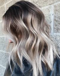 Platinum Blonde Highlights Balayage Ombre Hair Balayage Balayage Hair Brunette With Blonde Ombre Blonde In 2020 Icy Blonde Hair Ombre Hair Blonde Brown Blonde Hair