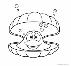 The moorish idol is a beautiful, peaceful fish that tends to live around coral reefs. Clam Coloring Pages Coloring Pages For Kids And Adults