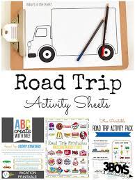 12 Road Trip Activity Sheets 3 Boys And A Dog Road Trip Activities Travel Activities Road Trip Fun