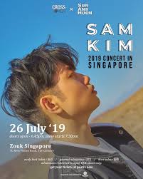 Sam Kim to perform in Singapore this July