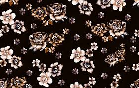Green & yellow floral pattern vector. Wallpaper Flowers Background Black Brown Background Pattern Floral Images For Desktop Section Tekstury Download