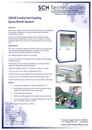 Cb100 Conformal Coating Spray System Technical Brochure 250313 By Lee Hitchens Issuu
