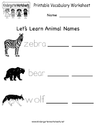 I Can Use This Worksheet With Esol Students As We Study Animals The Students Will Ha Kindergarten Worksheets Preschool Worksheets Free Kindergarten Worksheets