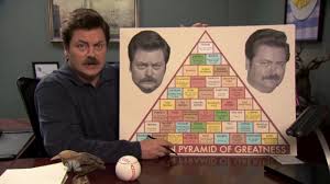 Ron Swansons Pyramid Of Greatness Its Not Just A Chart
