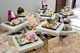 Duduk atas pelamin, tengok orang makan, senyum sana sini. 10 Senarai Barang Hantaran Yang Terkini Nikahsatu