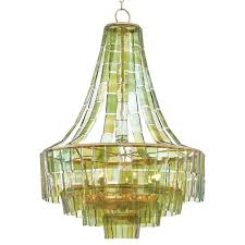 Swedish company form nasielsky was showing this. Rodger Modern Recycled Green Wine Glass Chandelier Large 27 34 W Kathy Kuo Home