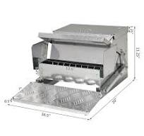 PawHut 25 lbs Capacity Automatic Chicken Poultry Feeder with a Galvanized  Steel and Aluminium Build, Weatherproof Design