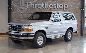Designed and manufactured in the usa! 1996 Ford Bronco Xlt 4x4 The Throttlestop