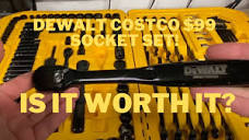 Dewalt $99 184 piece Socket Set Review Costco dwmt45184 - YouTube