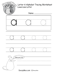 Pdf with 1 letter per page for easy printing. Lowercase Letter Tracing Worksheets Free Printables Doozy Moo