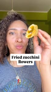 Fried zucchini flowers. Coming to our Substack tomorrow, Aug 24. Sign up  via link in bio or here:, EXAU.substack.com, —, #explore #discover  #zucchini #zucchiniflowers zucchini flowers fried zucchini