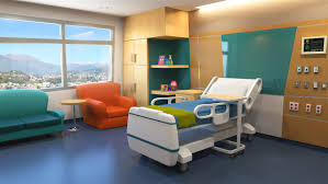 Black & white boho inspired simple bedroom decor. Simple Cartoon Hospital Room 3d Ma
