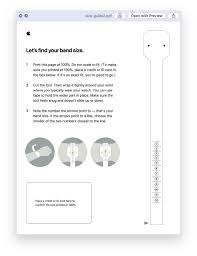 Wrap the tool tightly around your wrist, keeping it in place where you would wear a watch. Michael Steeber On Twitter Apple Updated Its Solo Loop Size Guide Today No Changes To The Actual Numbers But More Detailed Instructions And Illustrations Were Added To Help You Size Correctly Https T Co Wn5lvt2jlv