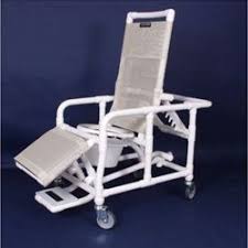 Anthros Pvc Reclining Bath Commode Chair 20 Seat Cadeiras