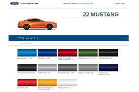 2025 Mustang Exterior Color Options