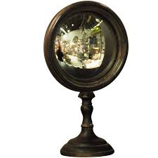 Miroir de sorcière ovale, grand modèle, samantha. Petit Miroir Sorciere Convexe Sur Pied Perlepampille Chez Moi