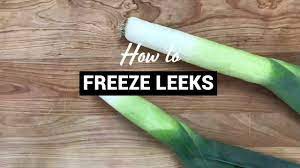 Simply slice, rinse, and lift. How To Freeze Store Leeks Youtube