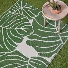 Teppiche·läufer·felle das highlight des raums teppiche: Outdoor Teppich Ada Aus Polypropylen Mit Floralem Blatter Design