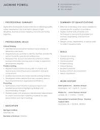 Business analyst roles differ from one industry to another, so pay attention to the way you show your specialization. Business Analyst Resume Example Helpful Tips Myperfectresume