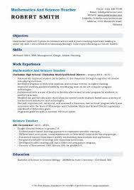 A great fit for job candidates targeting experienced management, and. Science Teacher Resume Samples Qwikresume