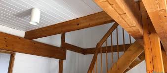 Holzdecken Weiss Streichen Oder Lackieren Es Lohnt Sich Sehr Mit Jansen Hdf Holzdeckenfarbe Holzdecke Weiss Holzdecken Und Holz