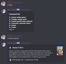 A naruto discord for naruto and anime fans. Github Chr1sdev Anime Bible Lets The User Search For Various Anime Manga Characters And Quotes From The Extensive Selection At Anilist Co Uses The Anilist Co Graphql Api To Fetch Images Titles Ratings Episode Count