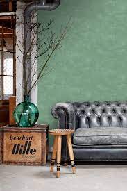 estahome behangpapier betonlook groen 139020 0 53 x 10 05 m behang vintage huisdecoratie olijfgroen