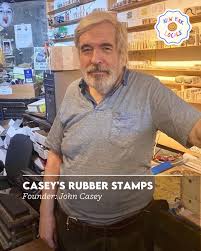 Casey's Rubber Stamps (@caseysrubberstamps) is one of the last remaining  rubber stamp stores in New York City! 🗽🎨 Founded by John Casey in 1979,  Casey's has become a cherished place for those