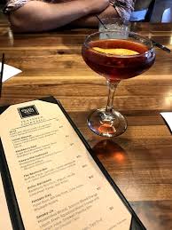 Summer In Lafayette East End Grill Cocktail Syrups Pyrat Rum Cinnamon Syrup