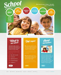 Kids Center Psd Template 56880 Kids Website Website Template School Website Templates