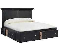 For one year after delivery, art van will repair or replace this item, free of charge, for the original purchaser, if defective in materials or workmanship. Abbott Black King Storage Bed King Storage Bed Bed Storage Bed