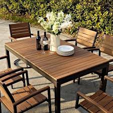 Belham Living Carmona Faux Wood Extension Patio Dining Set Seats Up To 8 Patio Dining Sets Patio Furniture Collection Wood Patio Furniture Patio Dining Set