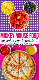 I have lots of birthday party ideas, start here: 20 Creative Mickey Mouse Party Food Ideas