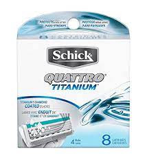 Finally, men with sensitive skin can enjoy a comfortable shave. Amazon Com Schick Quattro Titanium Razor Blade Refills For Men 8 Count Beauty